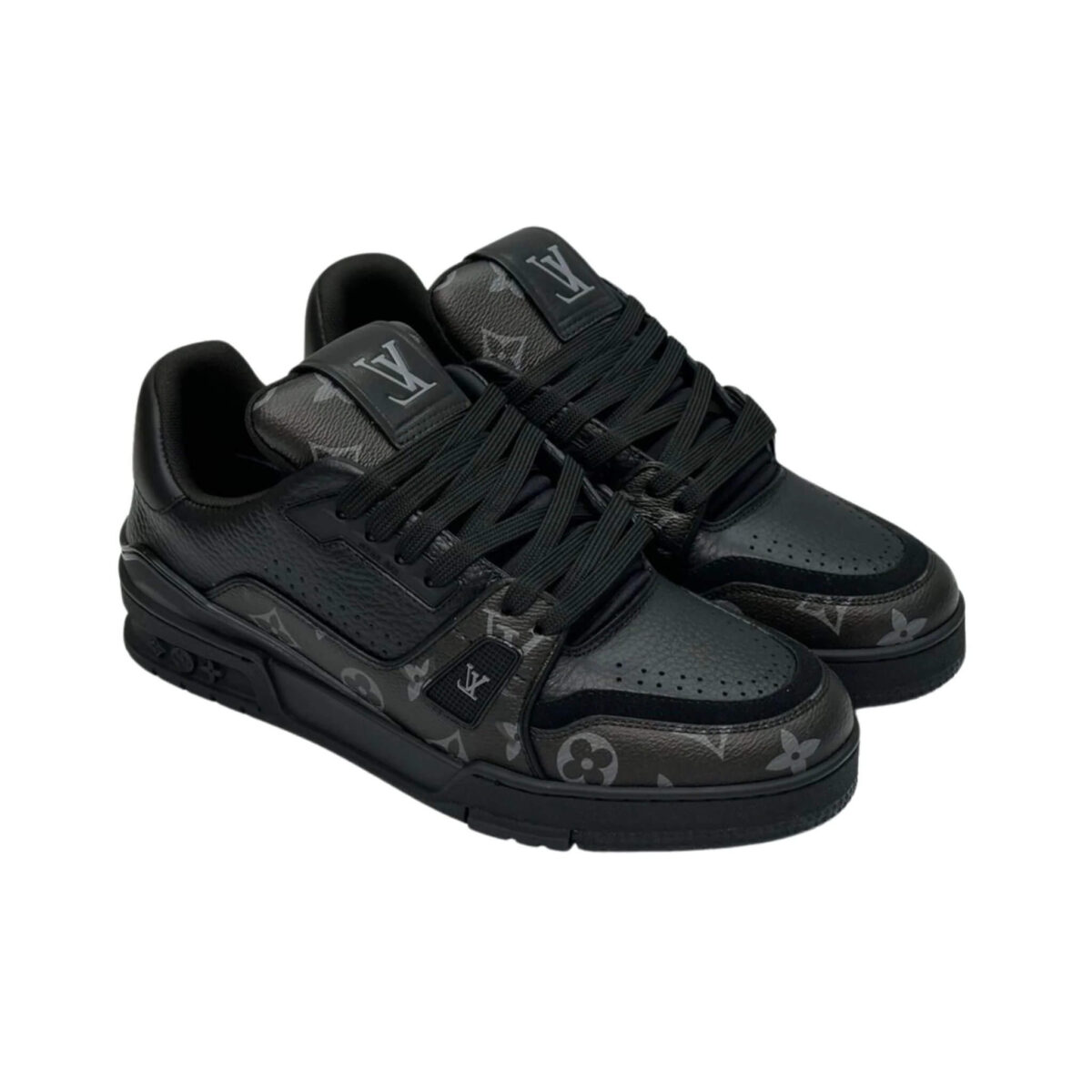 Louis Vuitton LV Trainer – Calfskin Monogram Eclipse Black - Image 4