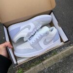 Nike Air Jordan 1 Low “Paris” Off White / Gray - Image 9