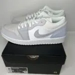 Nike Air Jordan 1 Low “Paris” Off White / Gray - Image 7
