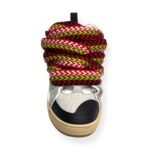 Lanvin Curb Lace-Up Sneakers | White - Image 6