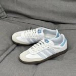 adidas Samba OG "White / Sky Blue" - Image 8