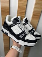 Louis Vuitton LV Trainer – White Black - Image 13