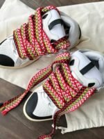 Lanvin Curb Lace-Up Sneakers | White - Image 12