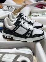 Louis Vuitton LV Trainer – White Black - Image 24