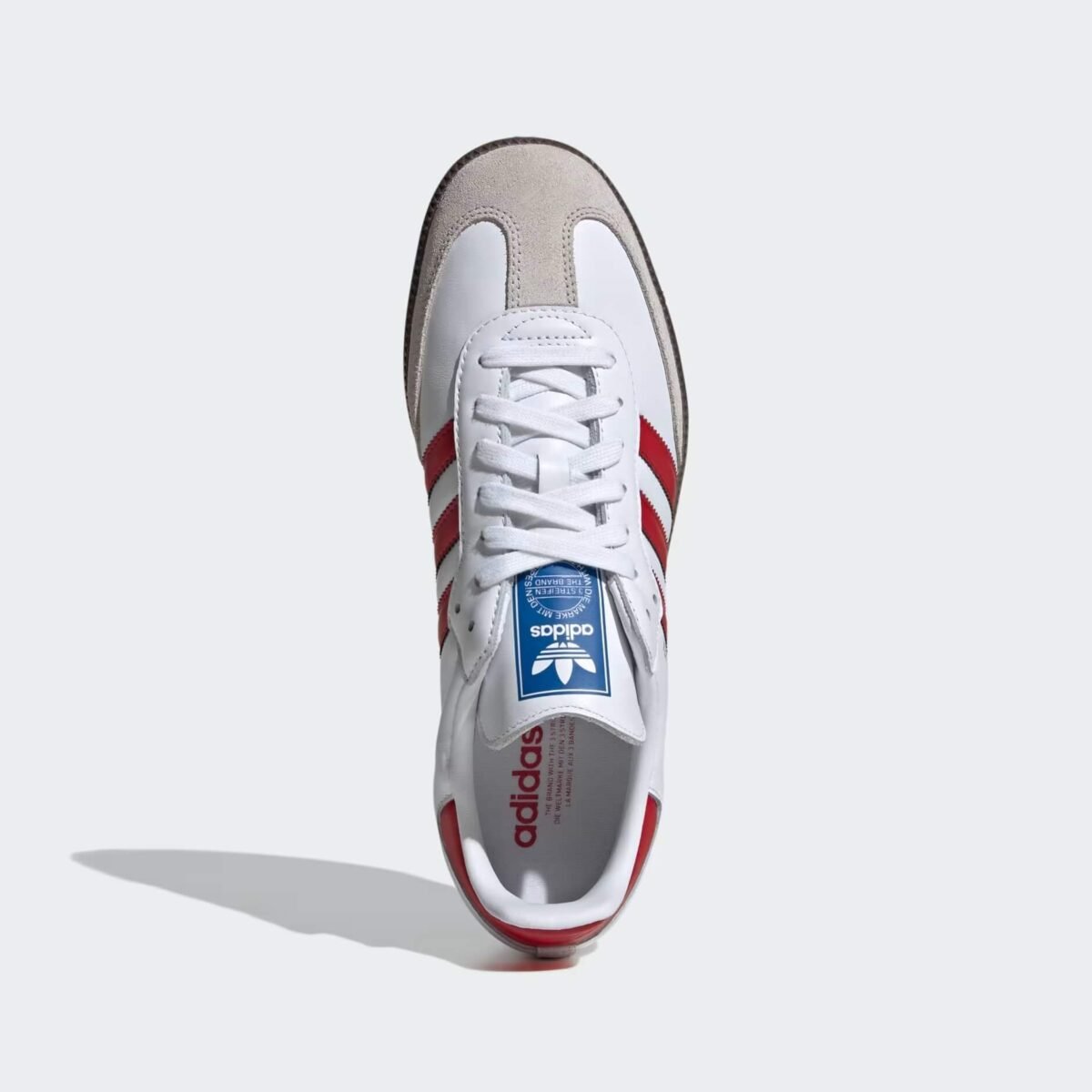 adidas Samba OG "Cloud White / Better Scarlet" - Image 4