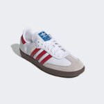 adidas Samba OG "Cloud White / Better Scarlet" - Image 6