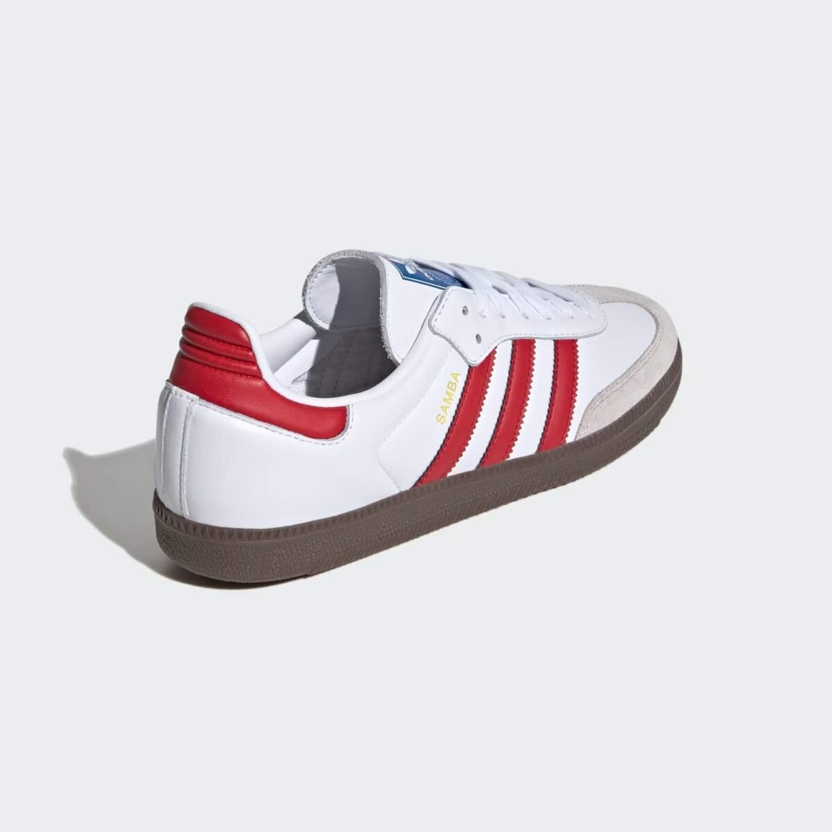 adidas Samba OG "Cloud White / Better Scarlet" - Image 7
