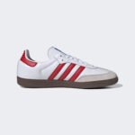 adidas Samba OG "Cloud White / Better Scarlet" - Image 8