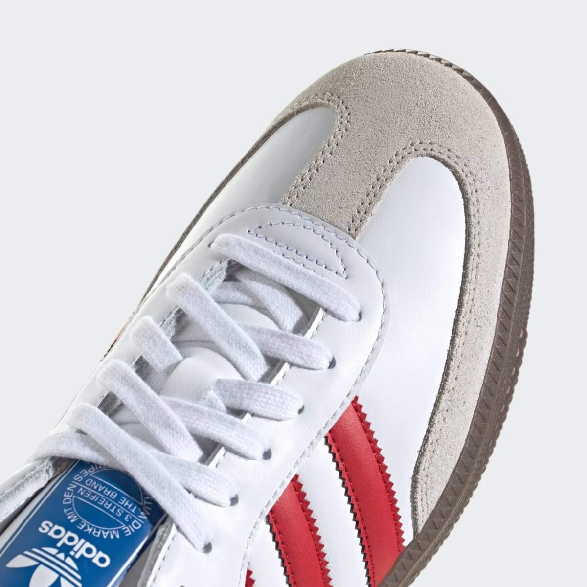 adidas Samba OG "Cloud White / Better Scarlet" - Image 11