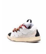 Lanvin Curb Lace-Up Sneakers | White - Image 4