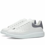 Alexander McQueen Oversized Low-Top Sneakers 'White/Grey' - Image 3
