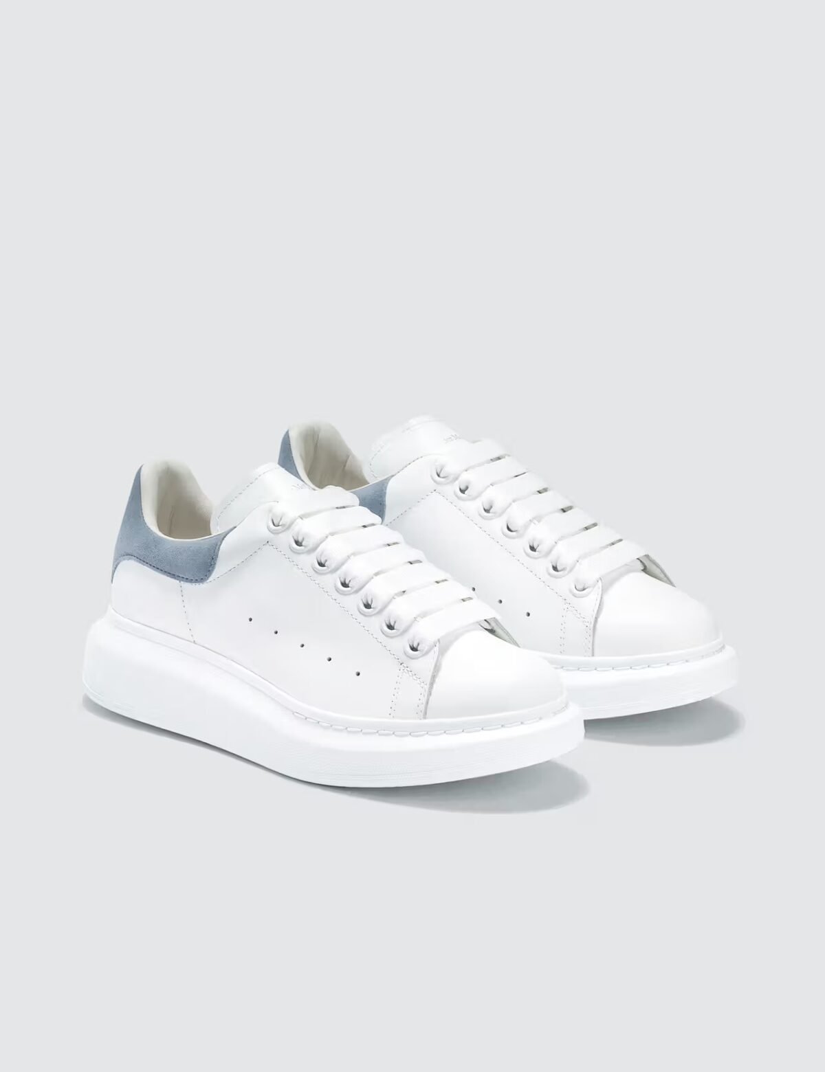 Alexander McQueen Oversized Low-Top Sneakers 'White/Dream blue' - Image 2