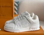Louis Vuitton LV Trainer Sneaker All White - Image 7