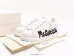 Alexander McQueen Graffiti-Print Oversized Sneakers – White - Image 8