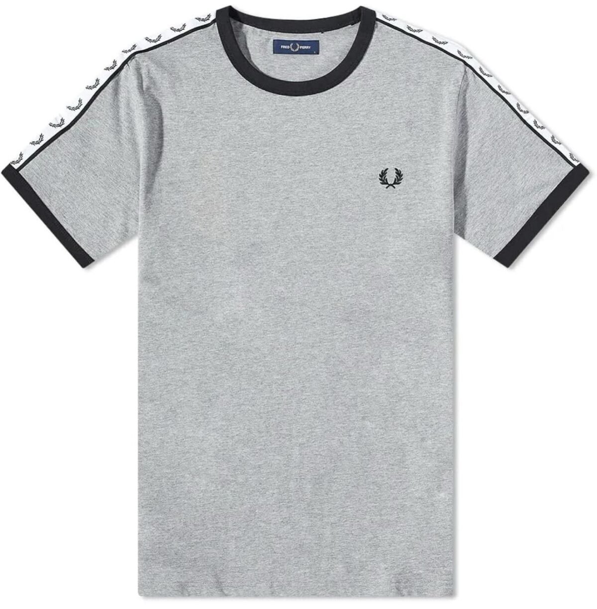 Fred Perry Geometric Jacquard T-Shirt - Image 3