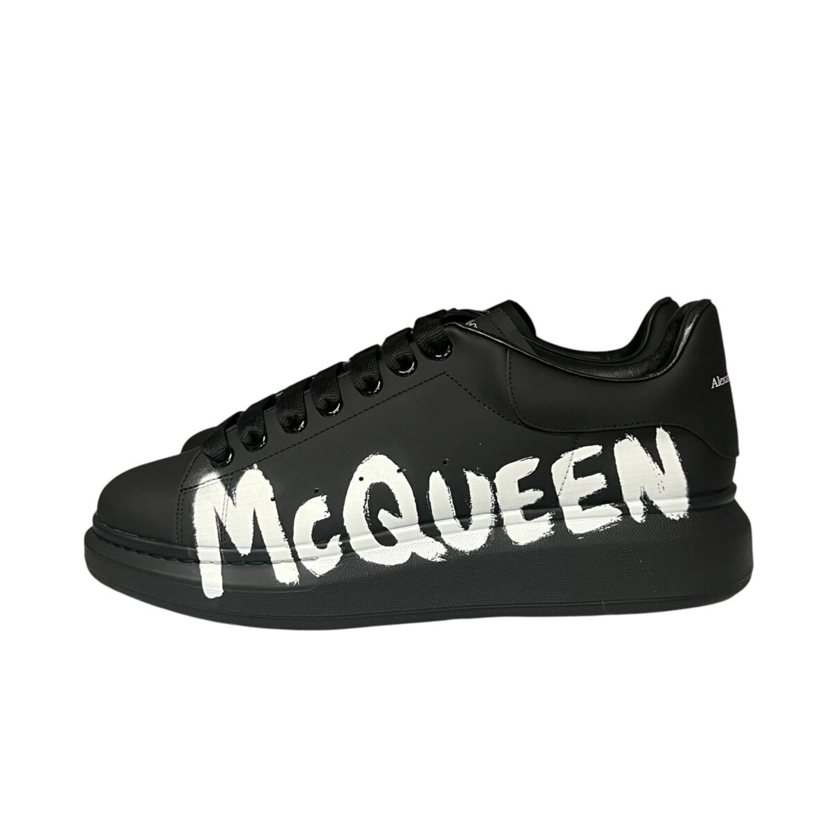Alexander McQueen Oversized Sneakers 'Graffiti Black/White' - Image 1