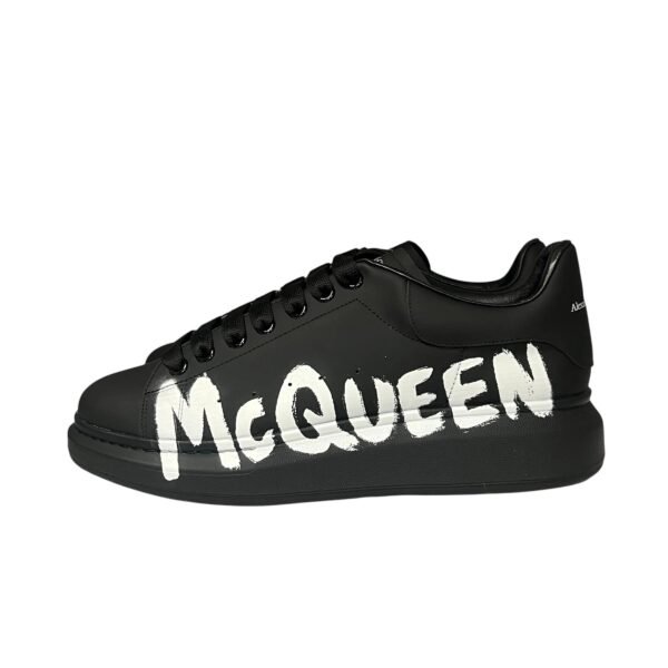Alexander McQueen Oversized Sneakers 'Graffiti Black/White'