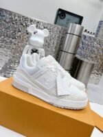 Louis Vuitton LV Trainer Sneaker All White - Image 6