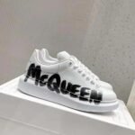 Alexander McQueen Graffiti-Print Oversized Sneakers – White - Image 6