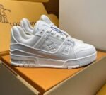 Louis Vuitton LV Trainer Sneaker All White - Image 5