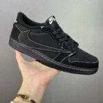 Nike x Travis Scott Air Jordan 1 Low OG “Black Phantom” - Image 5