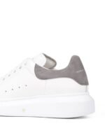Alexander McQueen Oversized Low-Top Sneakers 'White/Grey' - Image 4