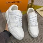 Louis Vuitton LV Trainer Sneaker All White - Image 4