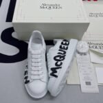 Alexander McQueen Graffiti-Print Oversized Sneakers – White - Image 10