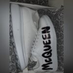 Alexander McQueen Graffiti-Print Oversized Sneakers – White - Image 11