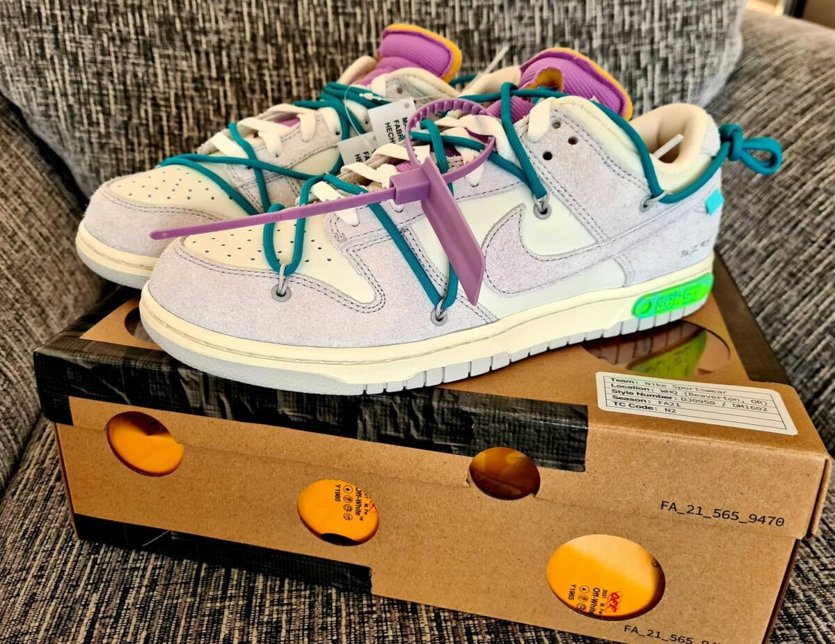 Nike x Off-White Dunk Low “Lot 36 – Oxidized Grey” - Image 2