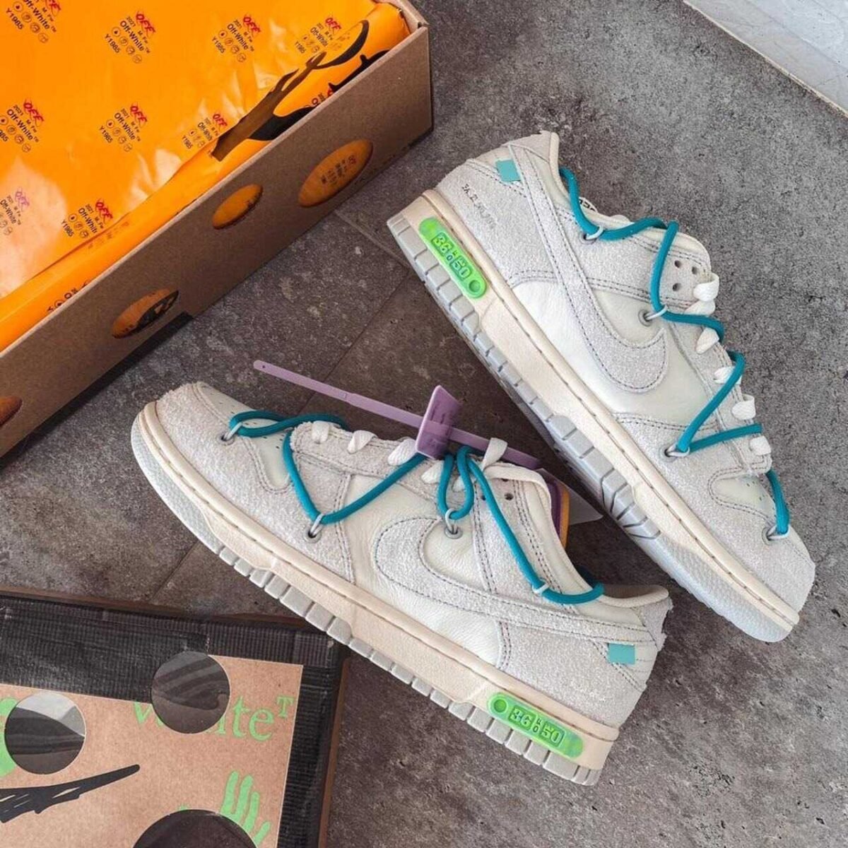 Nike x Off-White Dunk Low “Lot 36 – Oxidized Grey” - Image 5