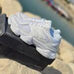 New Balance 9060 All White Shoes - Image 4