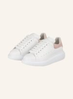 Alexander McQueen Oversized Low-Top Sneakers 'White/Rose' – Women - Image 2