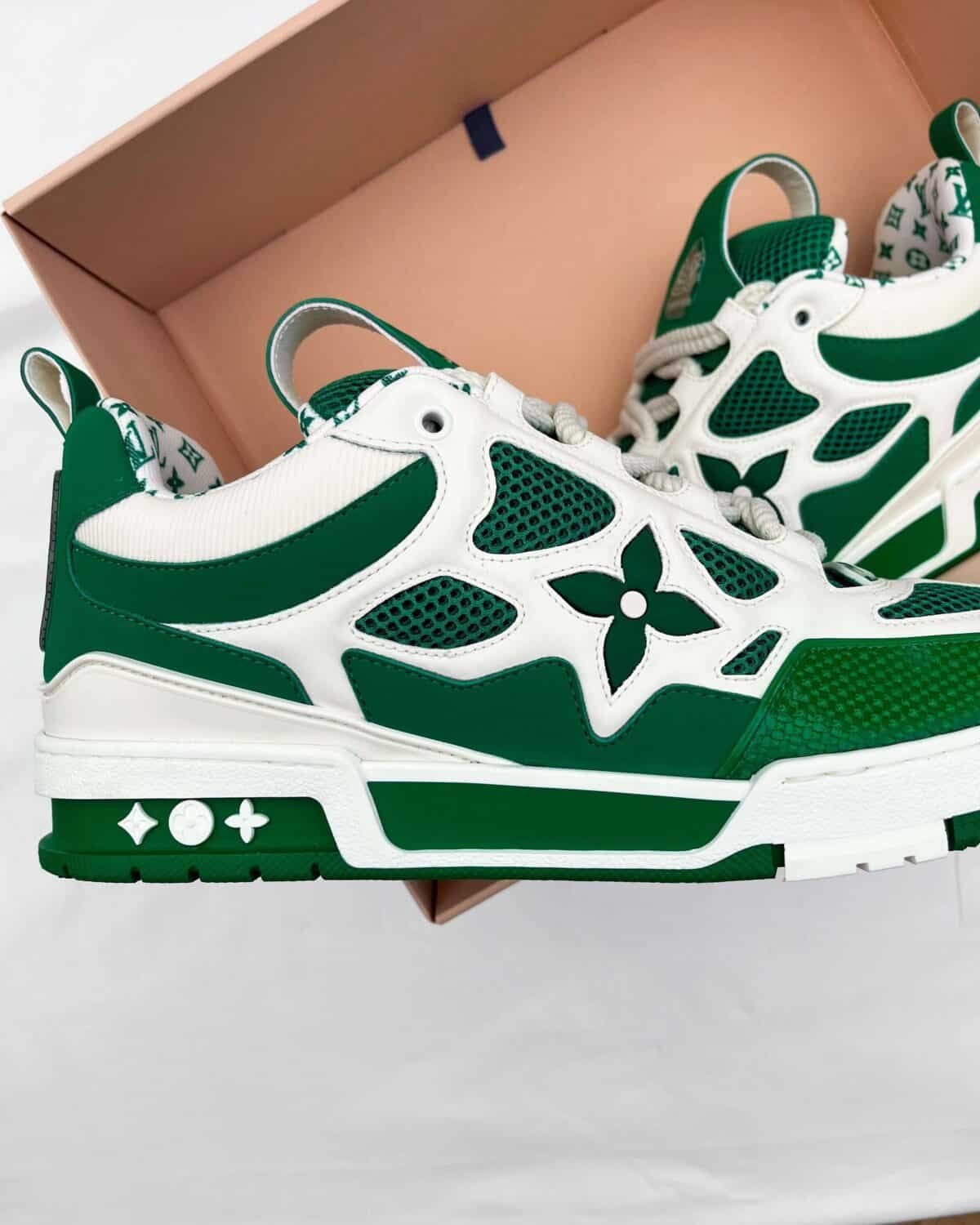 Louis Vuitton LV Skate Sneaker Green/White - Image 13