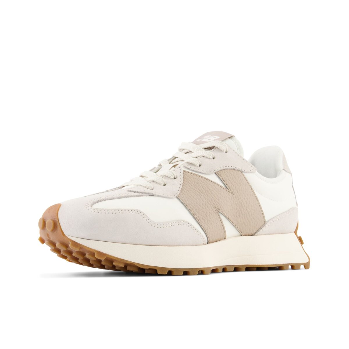 New Balance 327 White Brown Unisex Sneakers - Image 2