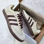 Adidas Samba OG W "Wonder White & Maroon" - Image 12