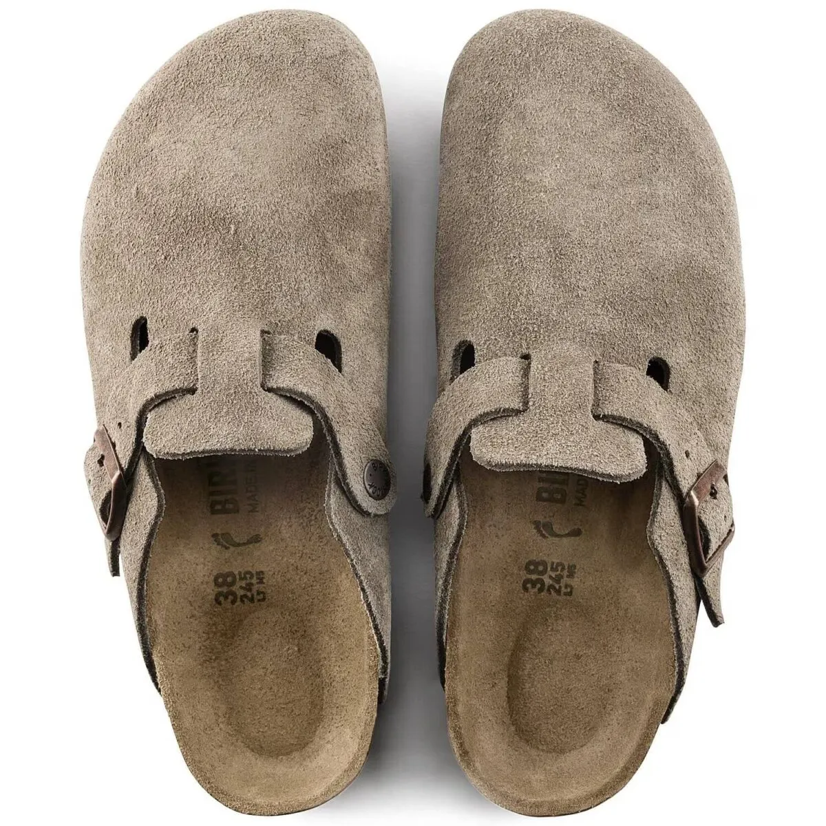 Birkenstock VelvStep Boston-Taupe - Image 1