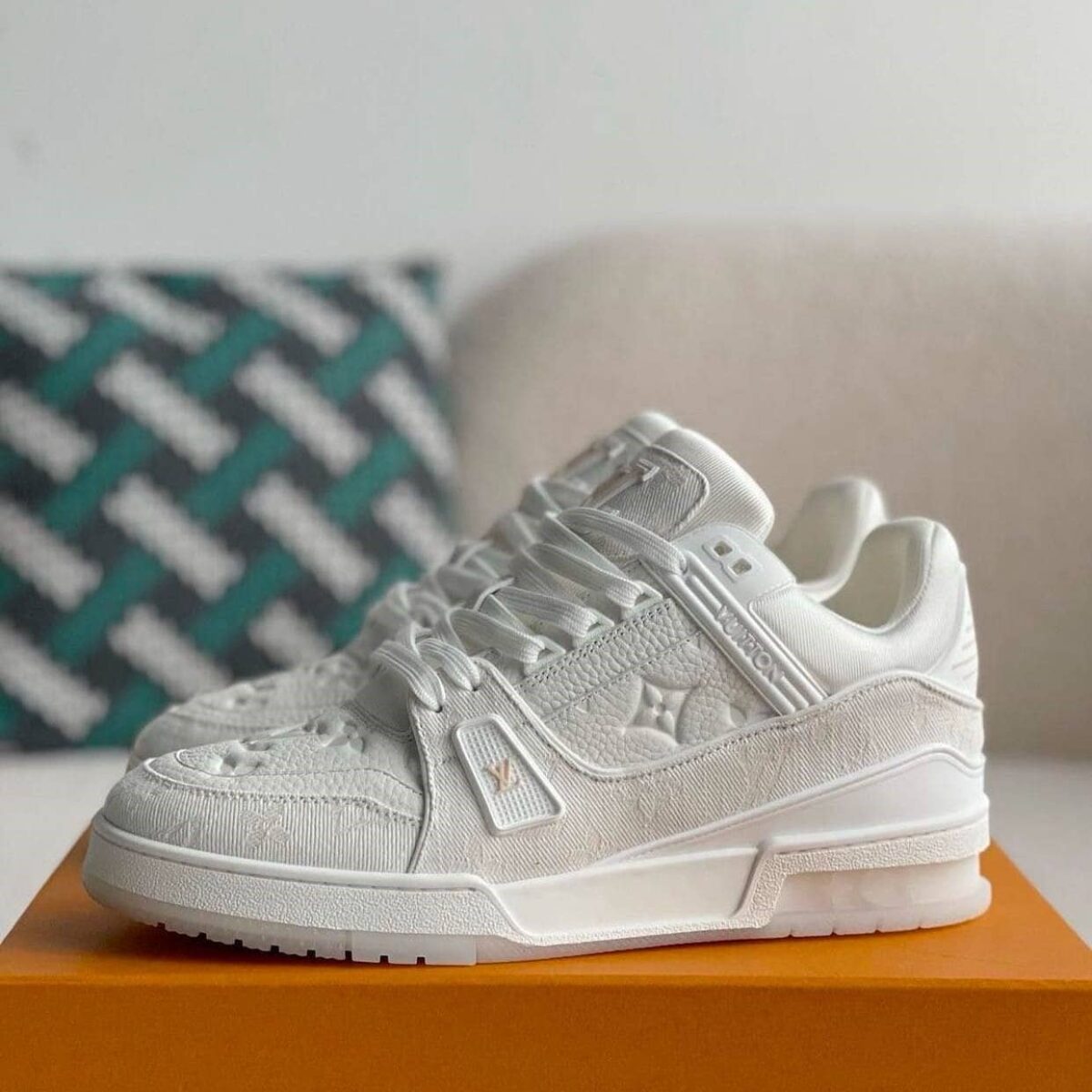 Louis Vuitton LV Trainer – Luxury White - Image 6