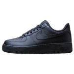 Nike Air Force 1 Low '07 Black Premium Leather