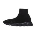 Balenciaga Speed Trainer Sneakers – Black Knit Fabric