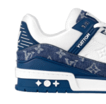 Louis Vuitton LV Trainer – Monogram Denim White Blue - Image 8