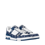 Louis Vuitton LV Trainer – Monogram Denim White Blue - Image 3
