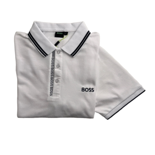 BOSS Polo Shirt with Raised Logo