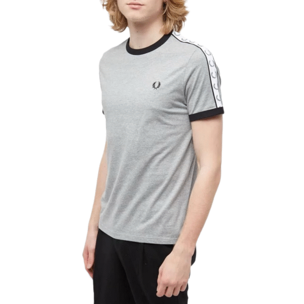 Fred Perry Geometric Jacquard T-Shirt
