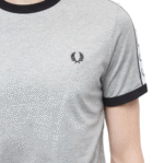 Fred Perry Geometric Jacquard T-Shirt - Image 2