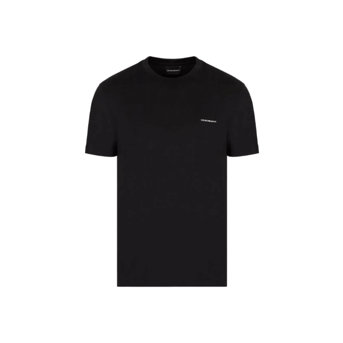 Emporio Armani Lyocell-Blend Jersey T-Shirt with Embossed Logo Embroidery - Image 2