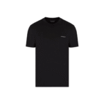 Emporio Armani Lyocell-Blend Jersey T-Shirt with Embossed Logo Embroidery - Image 2
