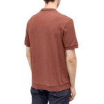 Fred Perry Crew Neck Piqué T-Shirt – Whisky Brown - Image 4