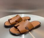 Hermès Izmir Sandal – Gold Smooth Calfskin Leather - Image 7