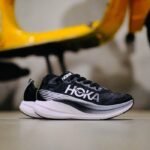 Hoka Rocket X 2 Running & Marathon Shoes – Black & White - Image 4